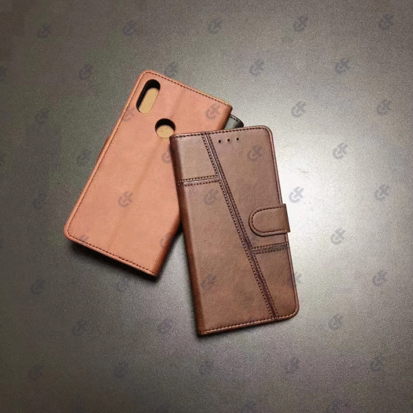 Leather Wallet Flip Case Compatible For ITEL - Image 5