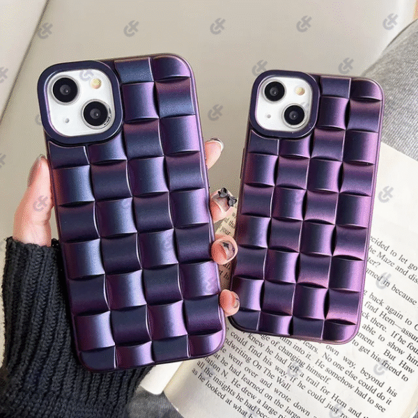 3D Magic Square Lattice Weave Mobile Phone Case for SAMSUNG - Image 2