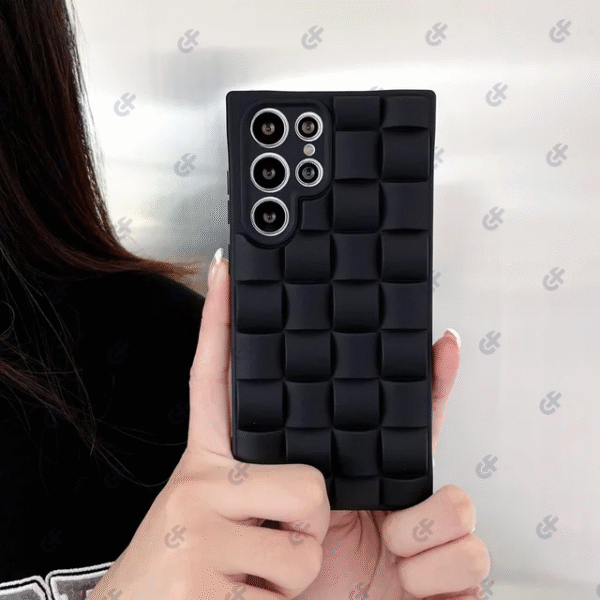 3D Magic Square Lattice Weave Mobile Phone Case for SAMSUNG - Image 3