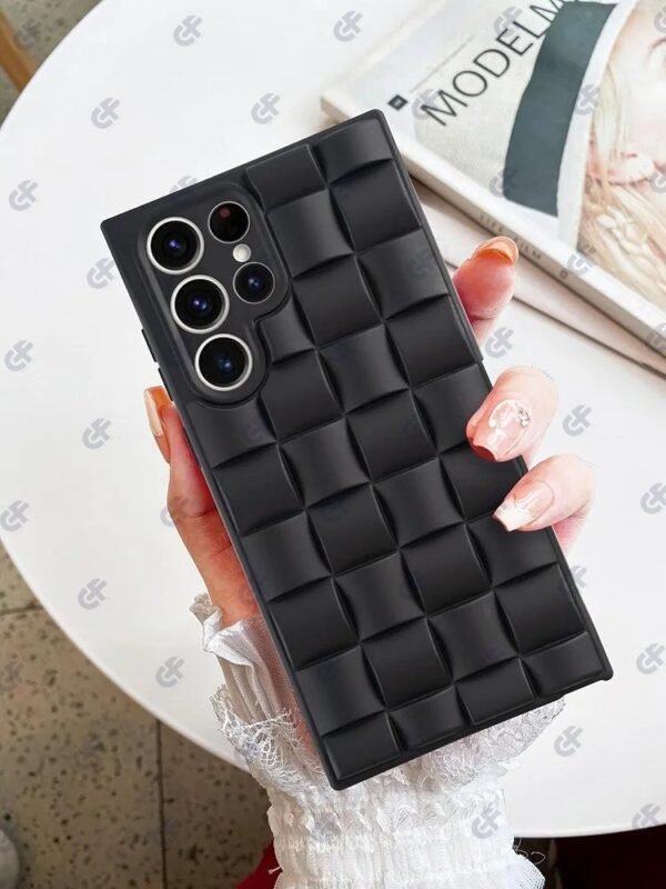3D Magic Square Lattice Weave Mobile Phone Case for SAMSUNG - Image 8