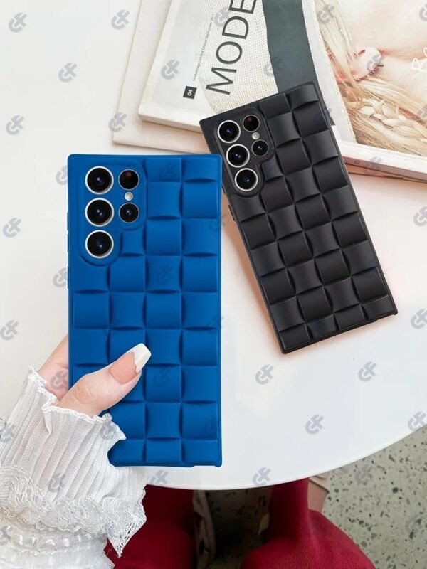 3D Magic Square Lattice Weave Mobile Phone Case for SAMSUNG - Image 5